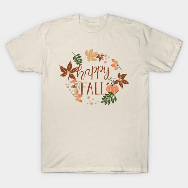 Happy FALL T-Shirt by SalxSal